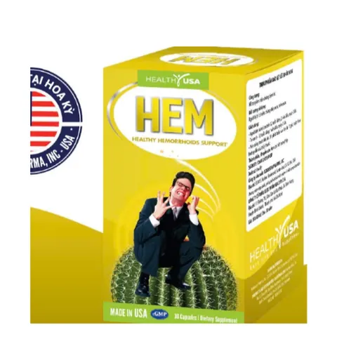 Viên Uống Hỗ Trợ Trĩ Hem Nhập Khẩu Mỹ - Thảo Dược Tự Nhiên Chống Táo Bón, Giảm Ngứa Rát và Sưng Đau Trĩ