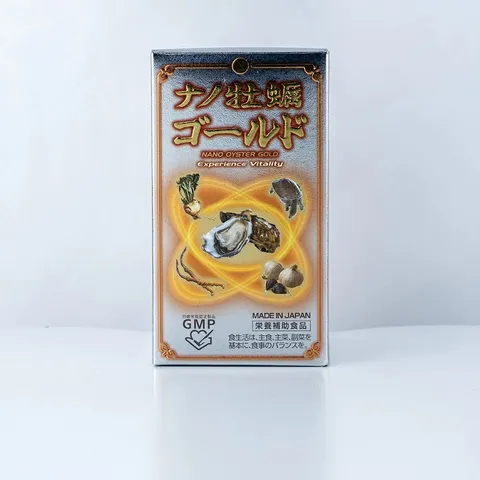 Viên Uống Tinh Chất Hào Nano Oyster Gold 5 In 1 - Hỗ Trợ Tăng Cường Sinh Lý Nam Khỏe Mạnh - Hộp 120 Viên Nhật Bản