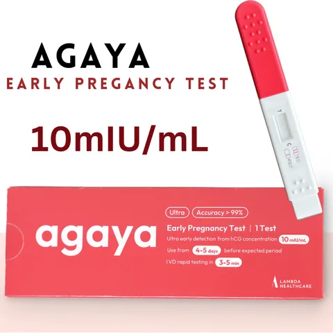 Que Thử Thai Agaya Early Pregnancy Test - Que Thử HCG Hàn Quốc 1 Bút Phát Hiện Mang Thai Chính Xác Dễ Dùng