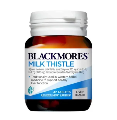 Viên Uống Hỗ Trợ Bổ Gan Blackmores Milk Thistle 42 Viên – Tăng Cường Chức Năng Gan, Giải Độc Hiệu Quả