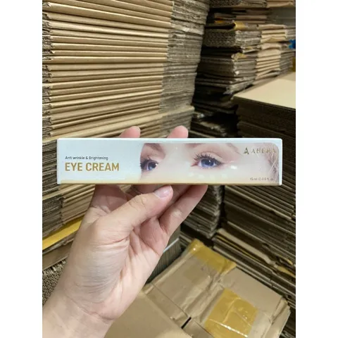 Kem Dưỡng Da Mắt Abera 15ml - Giảm Thâm, Bọng Mắt, Nếp Nhăn, Dưỡng Ẩm, Phù Hợp Mọi Loại Da