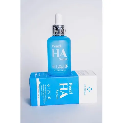 Serum Cấp Ẩm Sâu VicDerma Pearl HA 50ml - Dưỡng Da Trẻ Hóa, Cung Cấp Độ Ẩm Tối Ưu, Ngăn Ngừa Nếp Nhăn Hàng Ngày