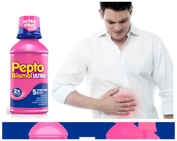 Set 3 Chai Siro Pepto Bismol 354ml Giảm Đau Dạ Dày - Hỗ Trợ Tiêu Hóa, Giảm Khó Tiêu, Buồn Nôn, Ợ Chua, Tiêu Chảy Mỹ