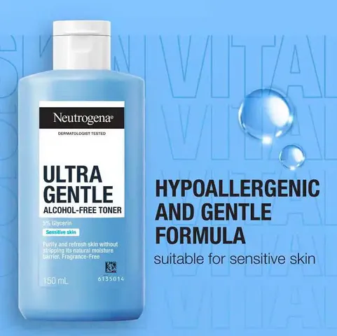 Nước Hoa Hồng Neutrogena Không Cồn 150ml - Toner Dưỡng Ẩm, Chăm Sóc Da Mềm Mại, Phù Hợp Mọi Loại Da