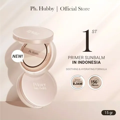 Kem Lót Chống Nắng Ph Hubby Primer Sun Balm SPF50+ PA+++ 15g - Dưỡng Ẩm & Kiểm Soát Bóng Nhờn, Lớp Trang Điểm Mịn Màng, 2 Trong 1