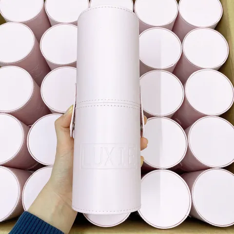 Bộ Cọ Trang Điểm Luxie Rose Gold - 7 Cây Cọ Sang Trọng Với Hộp Đựng Cute, Lớp Phủ Mỏng Mịn Tự Nhiên