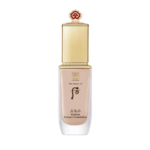 Kem Nền Whoo Cheongidan Radiant Essence Foundation 40ml - Phấn Nền Hàn Quốc Chống Nắng SPF35, Lớp Trang Điểm Tự Nhiên, Phù Hợp Mọi Loại Da
