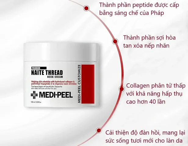 Kem Dưỡng Chống Nhăn Da Vùng Cổ Medi-Peel 100ml - Giúp Cải Thiện Nếp Nhăn và Tăng Đàn Hồi Da Chuyên Sâu