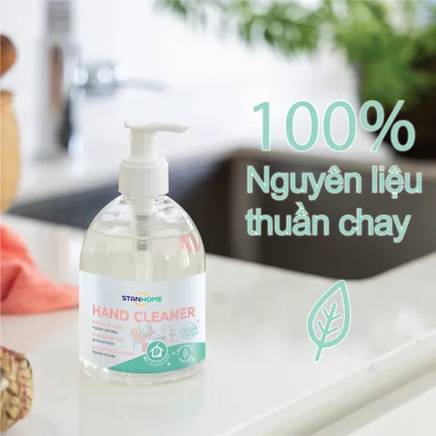 [Hạn 04/2027] Gel Rửa Tay Không Xà Phòng Stanhome - Hand Cleaner 300ml Dịu Nhẹ Cho Da Nhạy Cảm, Loại Bỏ Vi Khuẩn Với Hương Ngọt Dịu