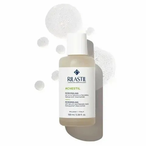 Dung Dịch Tẩy Tế Bào Chết Rilastil Acnestil Micropeeling 100ml - Tẩy Da Chết, Mờ Thâm, Ngăn Ngừa Mụn, Tái Tạo Da Sáng Mịn