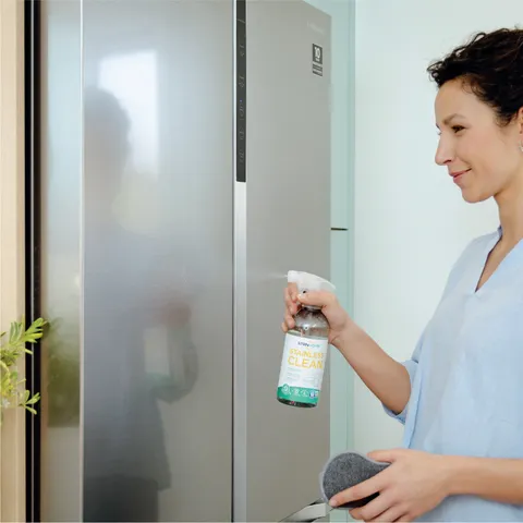 Xịt làm sạch bề mặt inox, thép không gỉ Stanhome Stainless Clean 500ml - Sạch bóng, loại bỏ dầu mỡ và vết bẩn hiệu quả