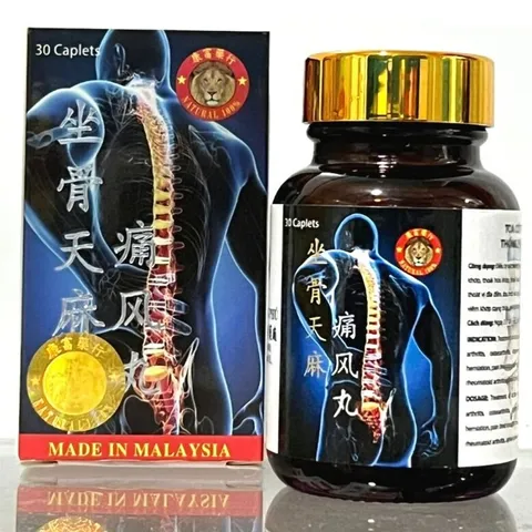 Viên uống nhức xương khớp, tê bì chân tay, thiếu chất nhầy khớp gối, khô khớp, thoát vị đĩa đệm xuất xứ Malaysia - Mã số 2077