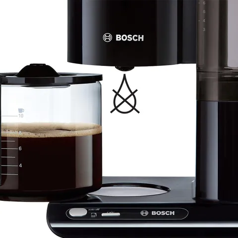 Máy pha cà phê Bosch TKA8013 - 10-15 tách, thiết kế sang trọng, cảm biến hương thơm, hệ thống sưởi ấm kép, tiện lợi cho không gian bếp hoặc văn phòng