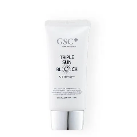 Kem Chống Nắng Vật Lý GSC+ Triple Sun Block SPF 50+/PA+++ - Bảo Vệ Da Toàn Diện, Chống Tia UV, Chống Lão Hóa, Dưỡng Da Tự Nhiên