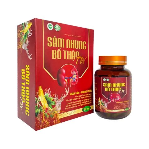 Sâm Nhung Bổ Thận TW - Bổ Thận Dưỡng Huyết (Hộp/60 viên)