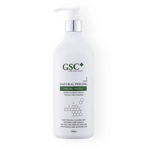 Kem tẩy da chết sinh học GSC+ Natural Peeling 500ml - Chiết xuất tự nhiên, làm sạch sâu, phục hồi da mềm mại, mịn màng