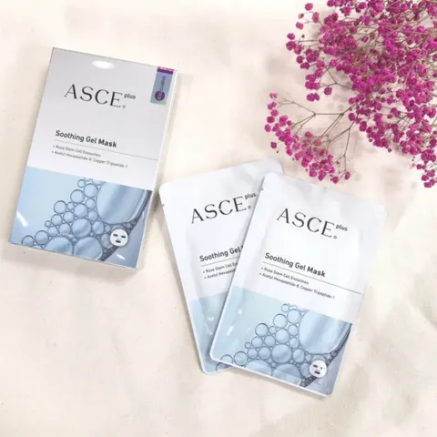 Mặt Nạ ASCE Plus Soothing Gel Mask 38ml - Làm Dịu, Cấp Ẩm Da Nhạy Cảm Với Exosome Tế Bào Gốc Hoa Hồng