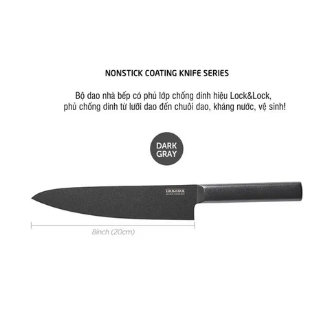 Dao Nhà Bếp CHEF’S KNIFE Lock&Lock CKK311 Dài 330mm Bằng Thép Không Gỉ