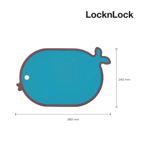 Thớt Nhựa Lock&Lock Chống Trượt Kháng Khuẩn - Đồ Gia Dụng Bếp Ngộ Nghĩnh Hình Trái Cây & Con Vật Tươi Sáng, An Toàn Sức Khỏe