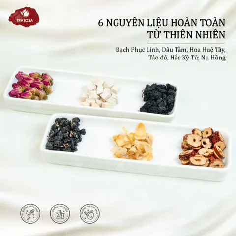 Trà Sáng C Tối A Tratosa - Giúp Sáng Da, Mờ Nám, Giảm Nếp Nhăn, Thanh Nhiệt, 15 Gói 150g Attrition Việt Nam