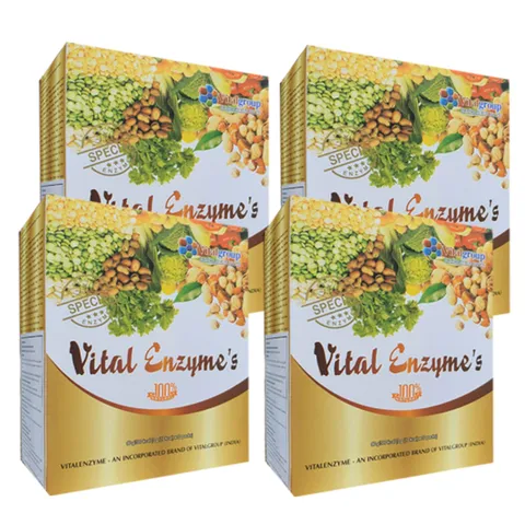 Combo 4 Hộp Vital Enzyme Giúp Thanh Lọc Cơ Thể