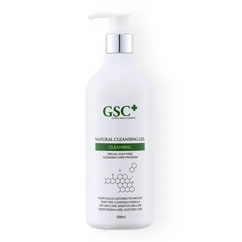 Sữa Rửa Mặt GSC+ Natural Cleansing Gel 500ml - Làm Sạch Sâu, Cân Bằng Da, Chiết Xuất Tự Nhiên, Phục Hồi Da Khỏe Mạnh