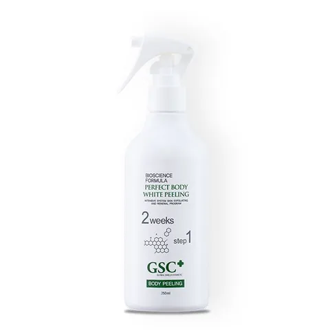 Tẩy Da Chết Toàn Thân GSC+ Perfect Body White Peeling 500ml - Chiết Xuất Tự Nhiên, Làm Sáng Da, Chống Oxy Hóa, Phục Hồi Da Mịn Màng