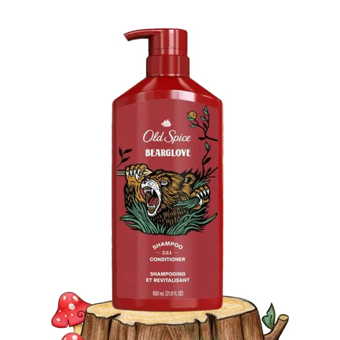 Dầu Gội Xả 2in1 BearGlove Old Spice 650ML USA Mẫu Mới 