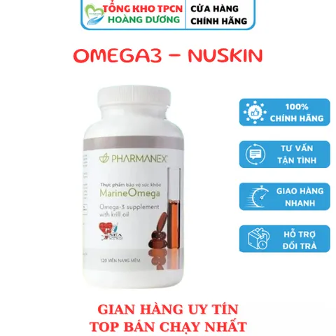 Dầu cá nhuyễn thể OMEGA3 NUSKIN CHÍNH HÃNG - Hỗ trợ sức khỏe tim mạch, thần kinh, não bộ, Mắt - Tăng cường trí nhớ, chống mỡ máu