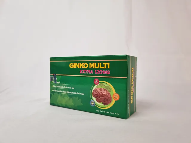 Viên Uống Ginko Multi Extra Cải Thiện Tuần Hoàn Não, Tăng Khả Năng Chú Ý Tập Trung (Hộp/ 30-100 viên)