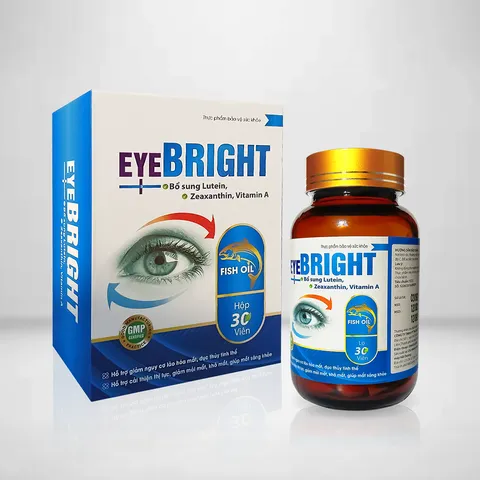 Viên Uống EyeBright Bồi Bổ Mắt, Giúp Mắt Sáng Khỏe, Hỗ Trợ Giảm Nguy Cơ Lão Hóa Mắt (Hộp 30 viên)