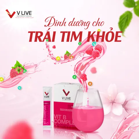 V-Oxy+ (V-LIVE) Cung cấp Oxy cho Máu giúp Tuần Hoàn Máu não Hỗ trợ Tim Mạch, huyết áp, giảm đau đầu, tăng cường trí nhớ