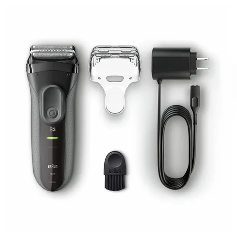 Máy cạo râu Braun Series 3 ProSkin 3000s - Cạo ướt và khô, Tích hợp đầu tỉa chính xác, Sạch sẽ và dễ sử dụng, Made in Germany