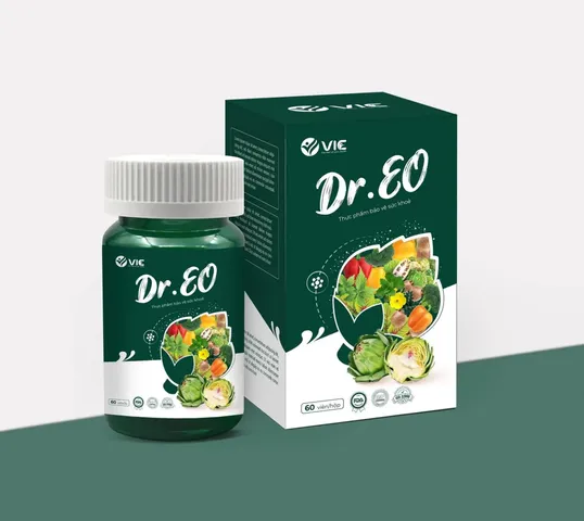 Viên uống detox Dr Eo viên uống thảo mộc hỗ trợ giảm mỡ bụng