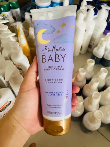 Lotion Dưỡng Da Organic Shea Moisture Baby 236ml - Kem Dưỡng Dịu Nhẹ Cho Bé Sơ Sinh, Nhiều Mùi Hương Tự Nhiên