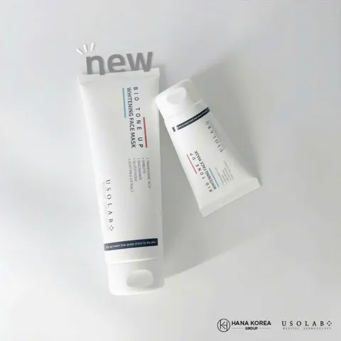 Kem Ủ Trắng Mặt Usolab Bio Tone Up 50ml- Mặt Nạ Nâng Tông Dưỡng Trắng Da, Giúp Giảm Thâm Nám, Cấp Ẩm Chuyên Sâu