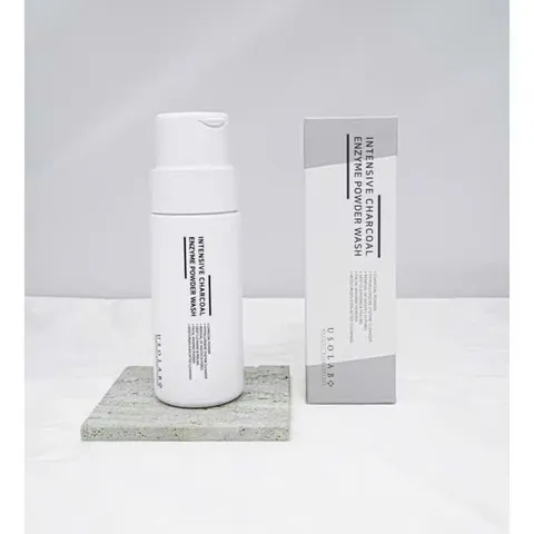 Bột Tẩy Da Chết Usolab Soft Charcoal Enzyme Powder 50g - Dành Cho Da Dầu Mụn, Kiểm Soát Dầu, Làm Sạch Sâu, Dịu Nhẹ, Không Kích Ứng