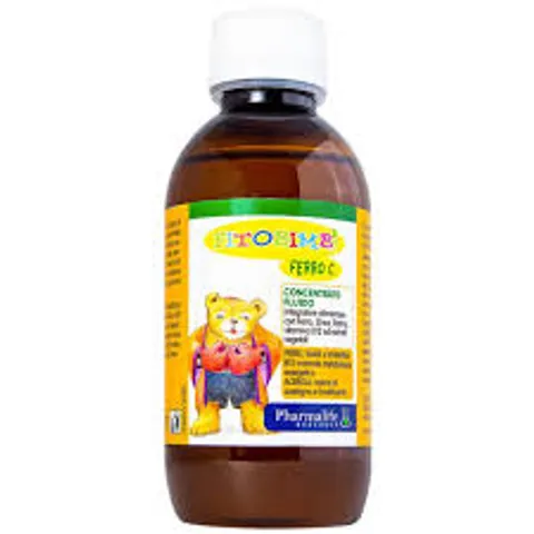 Siro Fitobimbi Ferro C bổ sung sắt, kẽm, vitamin C cho cơ thể (200ml)