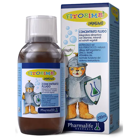 Siro Fitobimbi Immuno Bổ Sung Vitamin & Khoáng Chất Tăng Cường Đề Kháng Cho Trẻ (200ml) - Hỗ Trợ Sức Khỏe Và Phát Triển