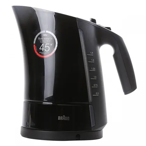 Ấm Đun Nước Siêu Tốc Braun WK 300 - Dung Tích 1.7L, Đun Sôi Nước Chỉ Trong 45 Giây, An Toàn Và Tiết Kiệm Điện