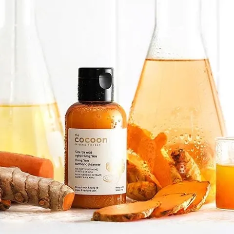 Sữa Rửa Mặt Nghệ Hưng Yên Cocoon 310ml - Sáng Da, Mờ Thâm, Dưỡng Ẩm, Chiết Xuất Thiên Nhiên