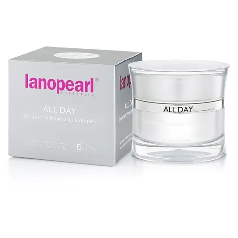 Kem Dưỡng Da Ban Ngày Lanopearl All Day Cream - Bảo Vệ Da, Giảm Nếp Nhăn, Chống Nắng SPF 15, Chiết Xuất Nhau Thai Cừu, Dưỡng Ẩm Đặc Biệt