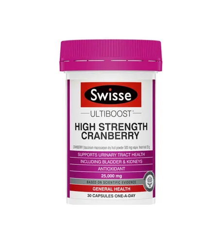Viên hỗ trợ đường tiết niệu Swisse Ultiboost High Strength Cranberry