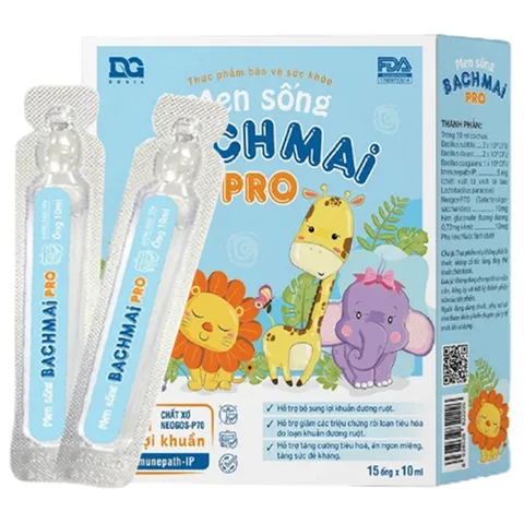 Men Sống Bạch Mai Pro 6 tỷ lợi khuẩn cải thiện rối loạn tiêu hóa