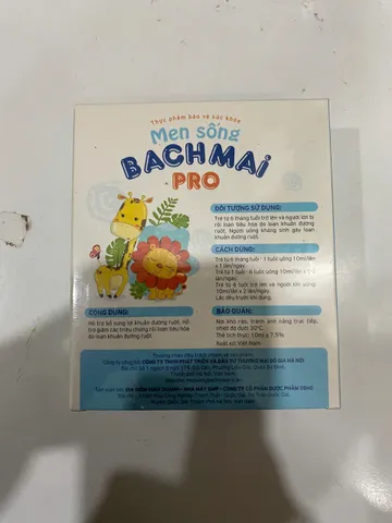 Men Sống Bạch Mai Pro 6 tỷ lợi khuẩn cải thiện rối loạn tiêu hóa