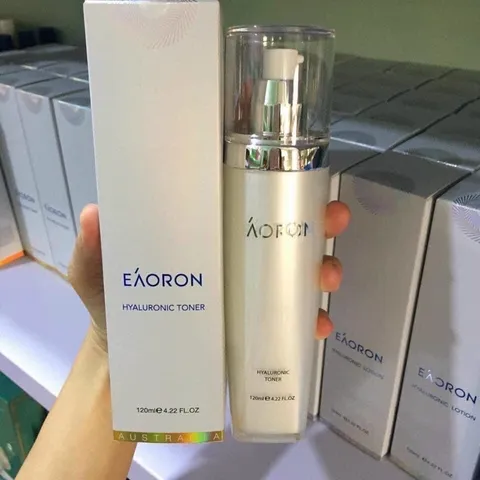 Nước Hoa Hồng Eaoron Hyaluronic Toner 120ml - Cấp Ẩm, Cân Bằng pH, Chăm Sóc Da Ngăn Ngừa Khô Ráp, Phù Hợp Với Mọi Loại Da