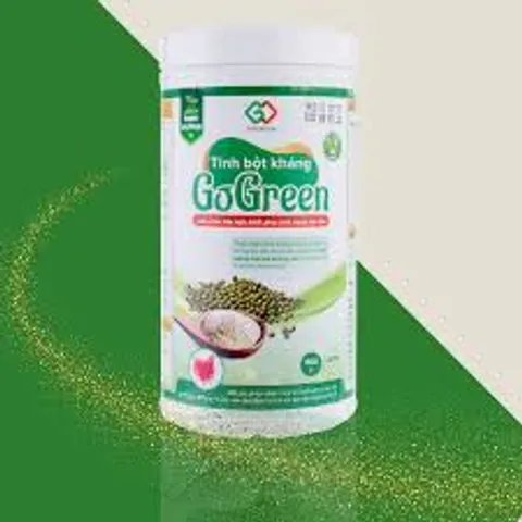 Tinh Bột Kháng GoGreen 900gr - Ngừa Táo Bón, Tiêu Chảy , Đại Tràng