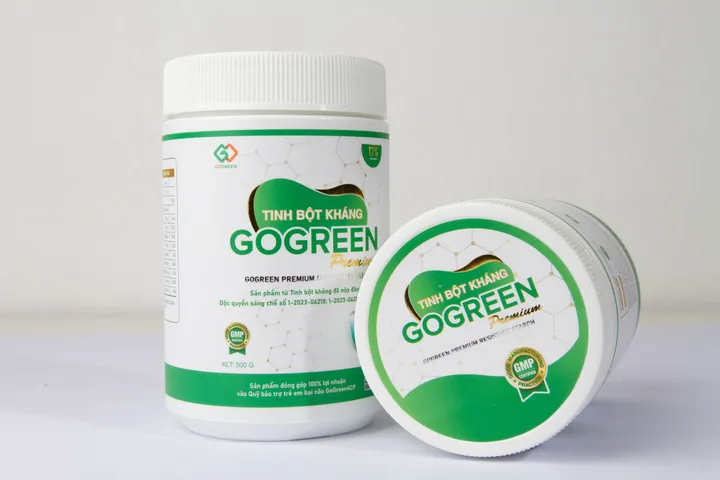Tinh Bột Kháng GoGreen Premium 17% Xua Tan Táo Bón, Viêm Đại Tràng