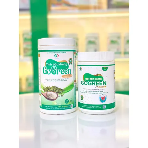 Tinh Bột Kháng GoGreen Premium 17% Xua Tan Táo Bón, Viêm Đại Tràng