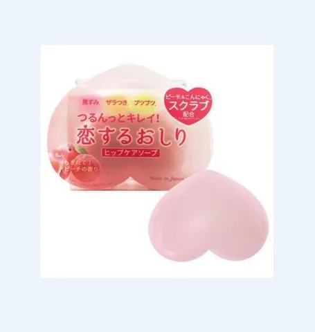 Xà Phòng Tắm Giảm Thâm Mông Pelican Hip Care Scrub Soap 80g - Dưỡng Sáng Da, Làm Mờ Thâm, Giúp Da Mịn Màng, Hương Đào Thư Giãn